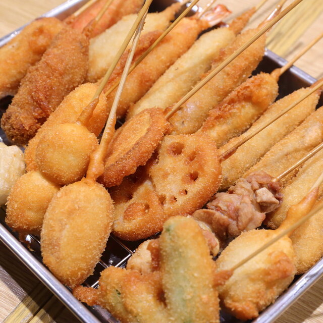 大阪新世界元祖串かつ だるま 動物園前店 新今宮駅前 串揚げ 串かつ 食べログ