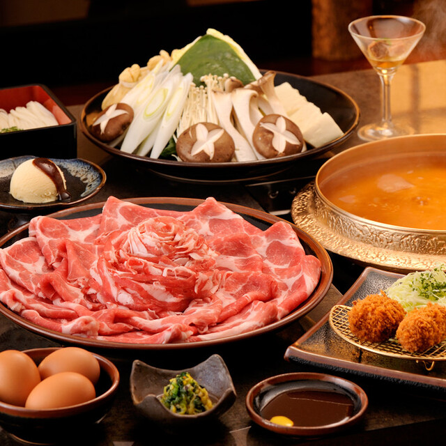 黒豚料理 あぢもり 天文館通 豚しゃぶ 食べログ