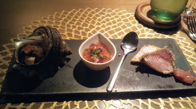 ズッカ ダ ヴィーノ - 料理写真:前菜３種