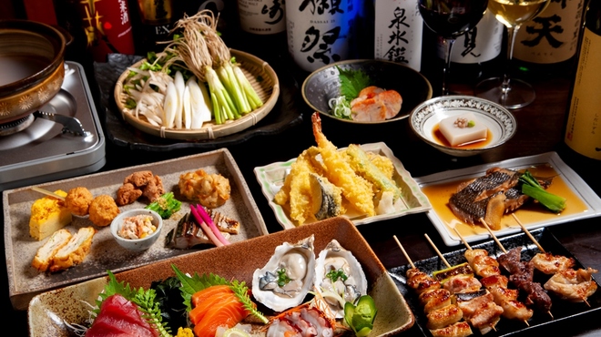 ワインと日本酒 炭火串焼バル 源治 - メイン写真: