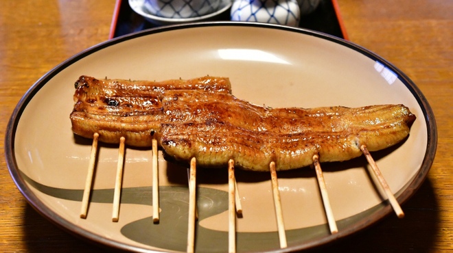 明神下 神田川 - 料理写真:蒲焼@4,000円：初期状態。ほぼ全景