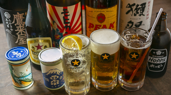 大衆酒場NONDAKUREジョージ - メイン写真:ドリンク集合