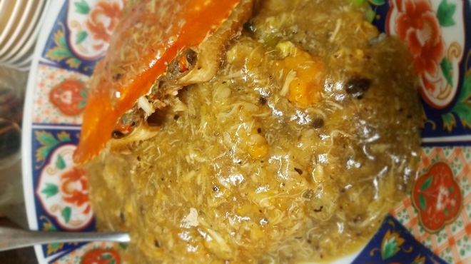 中華料理 龍鳳酒家 - 料理写真:渡り蟹の餡掛け炒飯