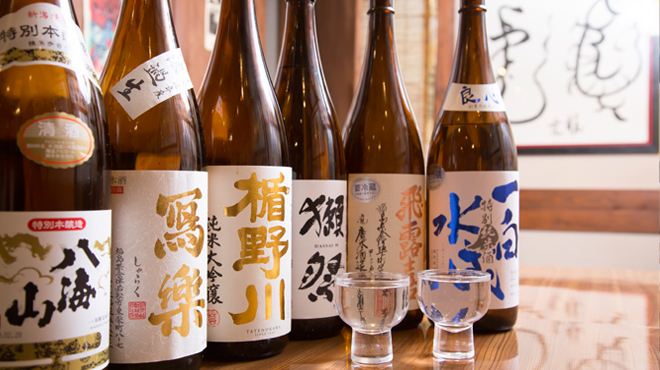かしわ本舗 とりいし - メイン写真:日本酒各種