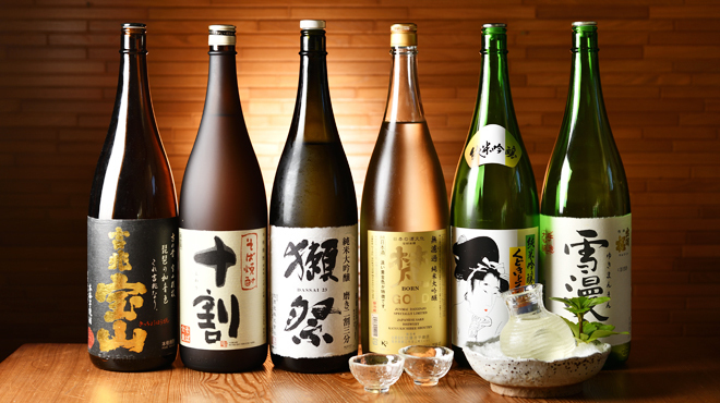 Sobadokoro Kunisaku - メイン写真:日本酒+焼酎