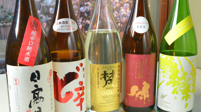 神楽坂 おいしんぼ - ドリンク写真:季節毎のお酒を取り揃えております