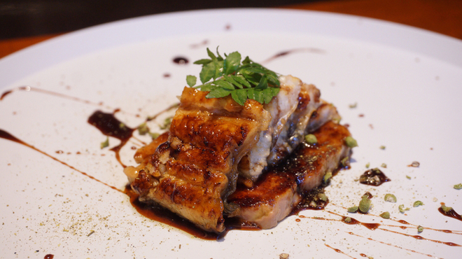 わたべ - 料理写真:鰻とフランス産フォアグラのテリーヌ