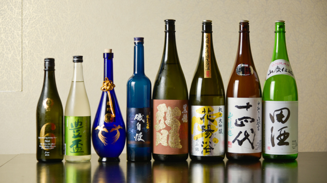 貝と炭火と日本酒 撓 - ドリンク写真:お酒1