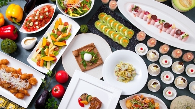 メインダイニング いと桜 - 料理写真:セミブッフェランチ　ピーチ・メロン