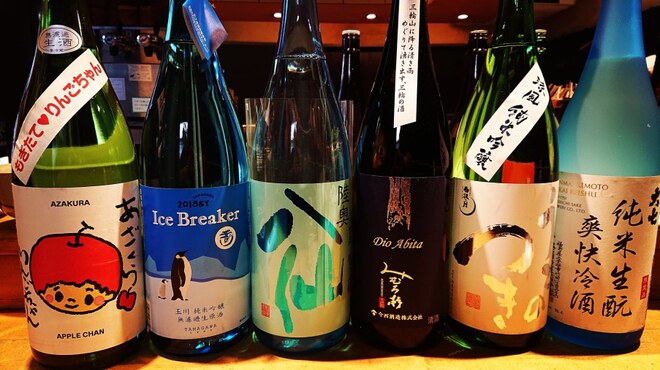 Shirogane Toritama - ドリンク写真:季節にあった日本酒を