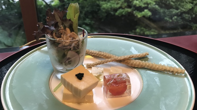 一味亭 - 料理写真:鰻と和の前菜