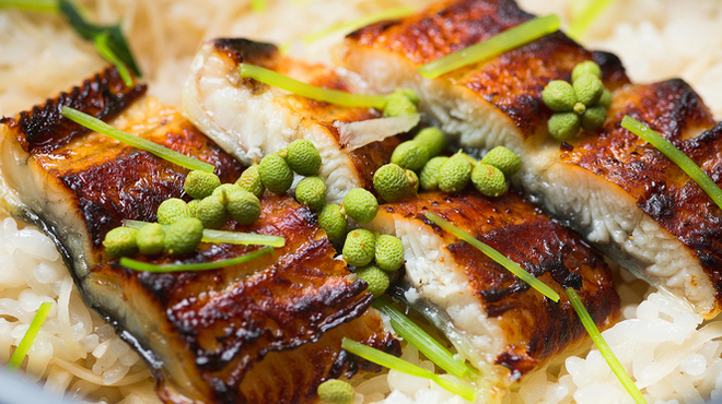 御所南 かまた - 料理写真:鰻の西京漬け釜飯