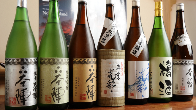 ご当地酒場 長崎県五島列島 小値賀町 - メイン写真:日本酒