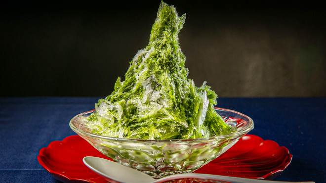 サンタ・マリア・ノヴェッラ・ティサネリーア - 料理写真:天然氷のかき氷_京都和束町の抹茶