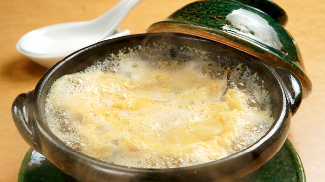 北新地 魚菜 まさ志 - 料理写真:白エビの卵とじ