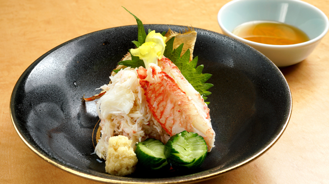 北新地 魚菜 まさ志 - 料理写真:毛ガニの酢の物