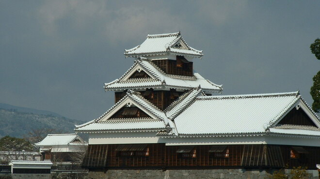 城見櫓 - 外観写真:熊本城 雪景色