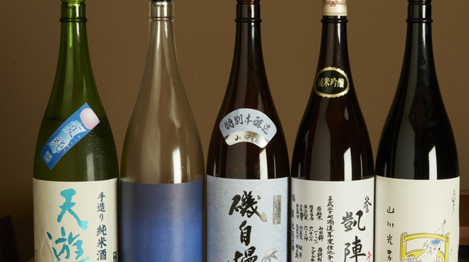 ふしきの - ドリンク写真:日本酒ペアリング例