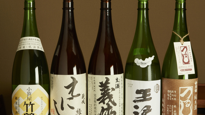 ふしきの - ドリンク写真:日本酒ペアリング例
