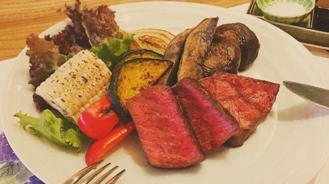 菜月 Tabenasse - 料理写真:北海道産 ランプ肉の鉄板焼き