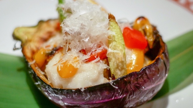 有とみ - 料理写真:☆賀茂茄子と自家製胡麻豆腐の田楽