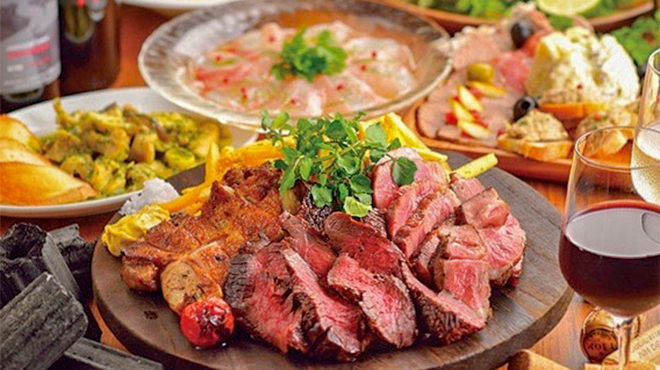 和牛肉寿司x鮮魚&熟成肉が堪能できる 3H全品食べ飲み放題 個室バル ノウ家 - メイン写真: