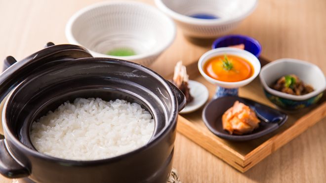 Mochinoki - 料理写真:土鍋ごはん