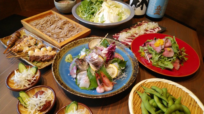 地酒・そば　集 - 料理写真:鴨鍋宴会プラン