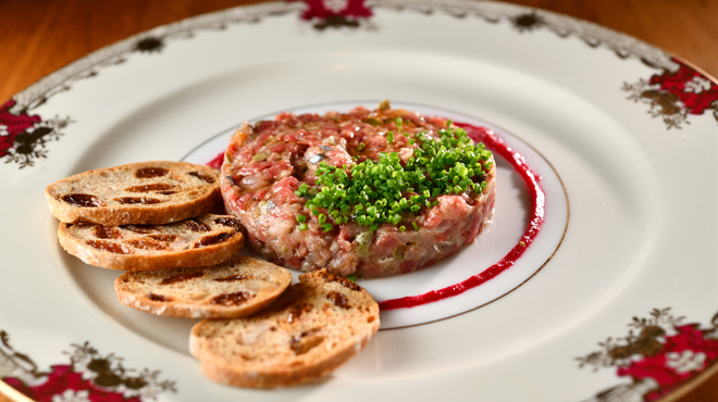 Au deco - 料理写真:馬肉とサンマのタルタル