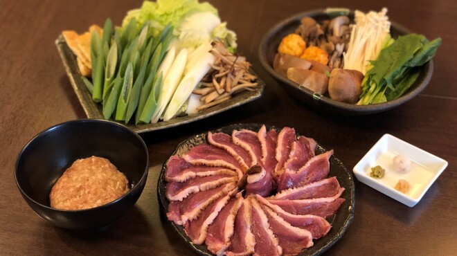 信州そば むらた - 料理写真:鴨鍋
