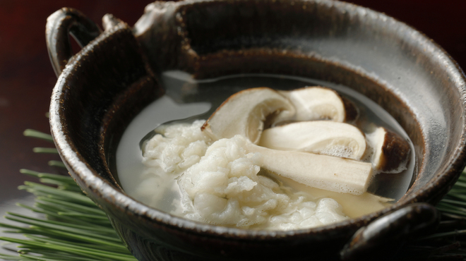 京都和久傳 - 料理写真:鱧と松茸土瓶