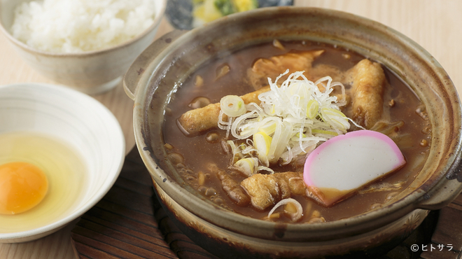 Yokohama Nakaya - 料理写真:当店イチオシのおすすめメニュー『味噌煮込うどん定食』