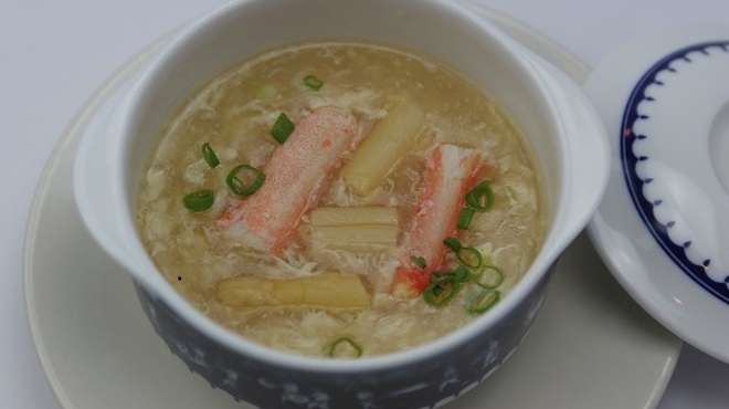 Fo Be To Resutoran - 料理写真:カニとアスパラガスのスープ