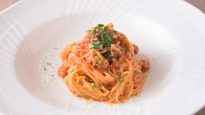 ミノリ リストランテ イタリアーノ - 料理写真:タヤリン サルシッチャのラグーソース