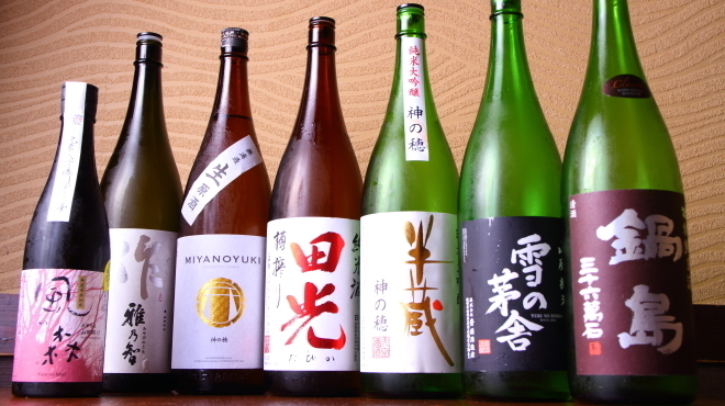 Obanzai Fujimasa - ドリンク写真:日本酒集合