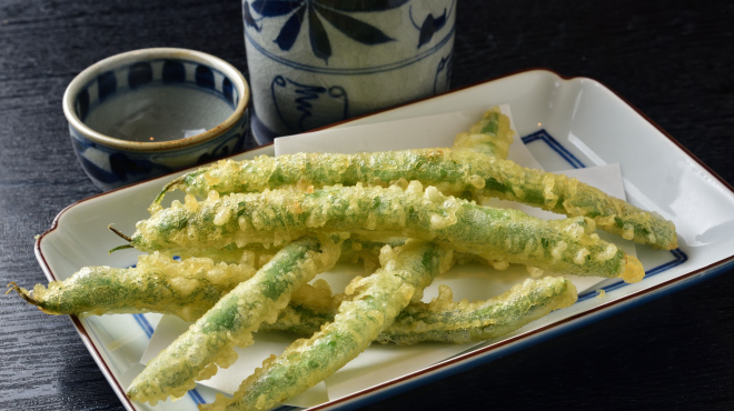 壱 - 料理写真:インゲンの天ぷら