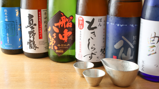 Sumiyaki Koryouri Wasabi - ドリンク写真:お酒集合