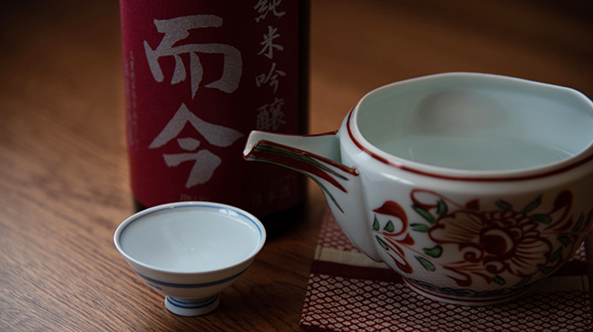 赤坂四季庵 よう悦 かに ふぐ - ドリンク写真:日本酒単品_三重「而今」