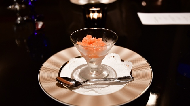 箱根フォンテーヌ・ブロー仙石亭 - 料理写真:ブラッドオレンジのグラニテ