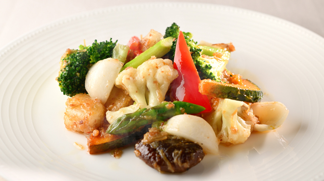みこころ 無添加チャイナ935 - 料理写真:旬の野菜のXO醤炒め