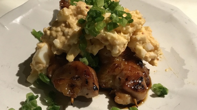 炭火焼鳥家 ちきちき - 料理写真:タルタルのせ