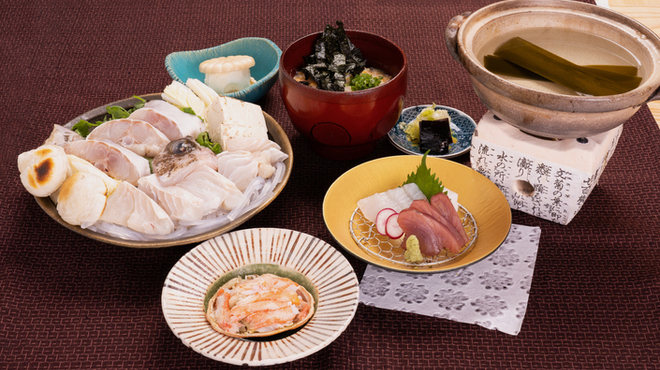 御料理あきやま - 料理写真:くえ鍋会席