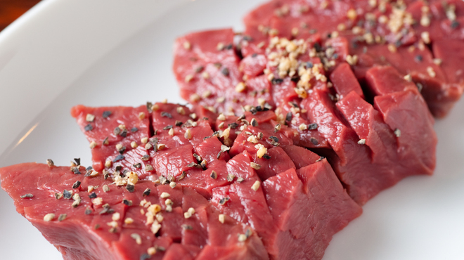 焼肉家 かず - 料理写真:ハツ黒