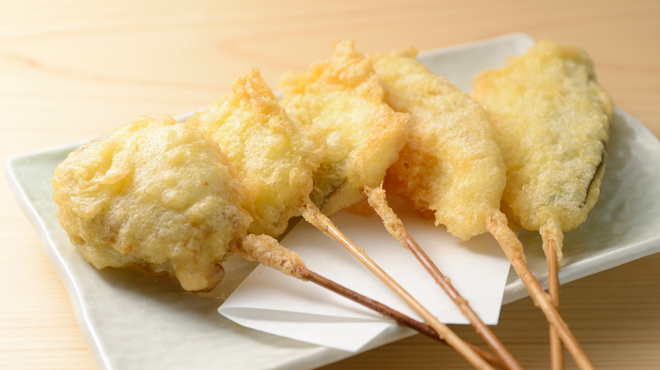 酒と肴と蕎麦 サカナケンキュウジョ - 料理写真:おまかせ天ぷら串