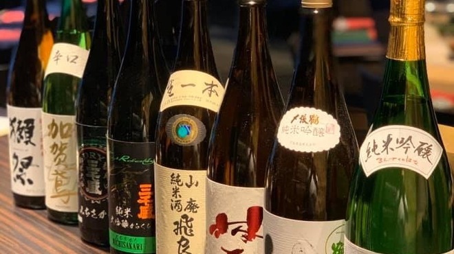 築地 すし Omakase - ドリンク写真:純米酒を中心に隠し酒多数