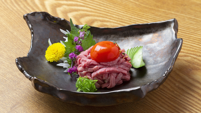 和牛 まつした - 料理写真:極上トロタンユッケ