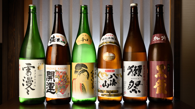 Sushi Souan - ドリンク写真:日本酒集合