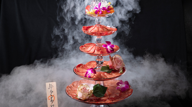 焔立つ肉寿司と牛タンタワー 肉処 双葉 三宮 - メイン写真:
