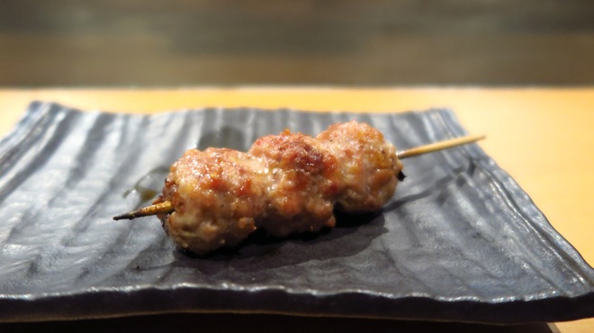 晩鶏 - 料理写真:レア仕上げのつくね♪