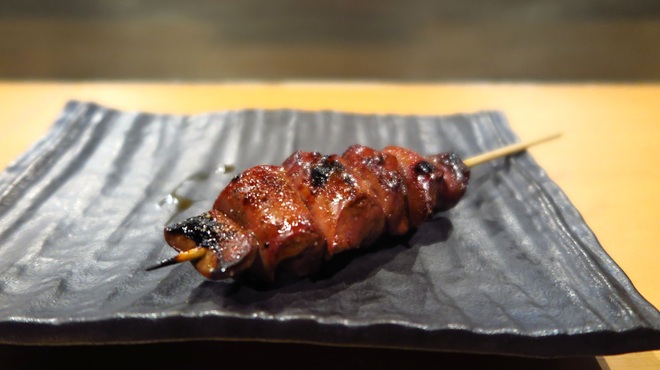 晩鶏 - 料理写真:先はハツ留めの絶品レバー♪